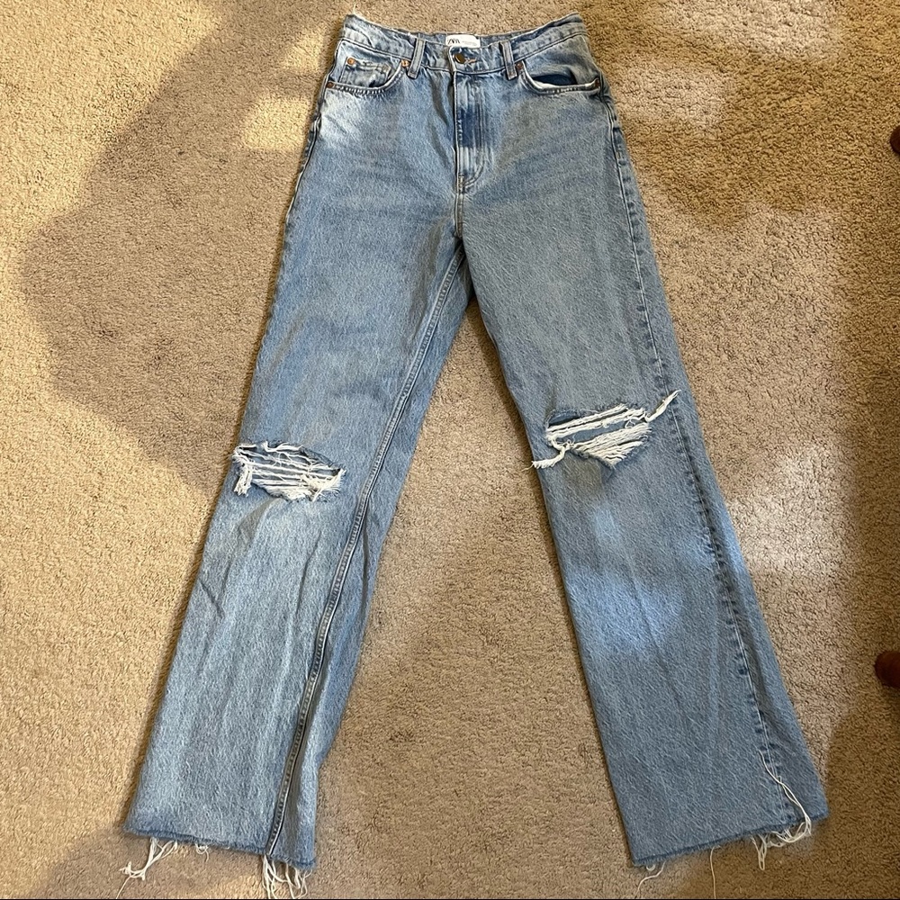 Zara wide leg jeans